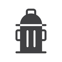 Fire hydrant icon simple vector symbol