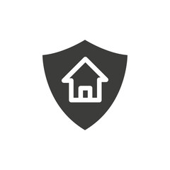 home insurance icon simple vector symbol