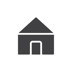 House icon simple vector symbol