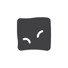 Pillow icon simple vector symbol