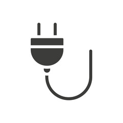 Plug icon simple vector symbol