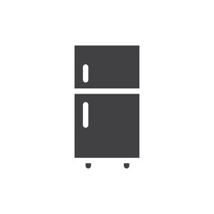 Refrigerator icon simple vector symbol