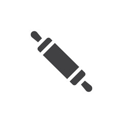 Rolling pin icon simple vector symbol