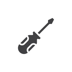 Screwdriver icon simple vector symbol