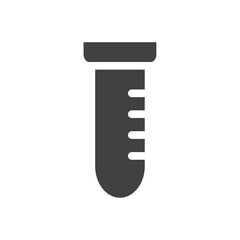 Test tube icon simple vector symbol