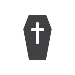 Tombstone icon simple vector symbol