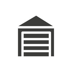 Warehouse icon simple vector symbol