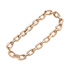 Stylish gold chain for modern accessories. PNG