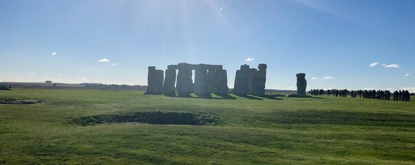 panorama of the stonehenge