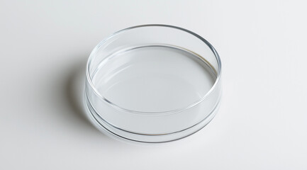 Round Clear Box Viewed from Above Unfilled for a Minimalist and Practical Design