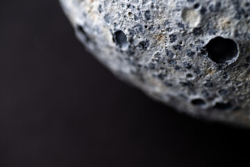 Close up of Textured Light and Dark Gray Texture that Looks Like Moon Surface
