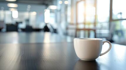 cup of tea to the desk in the office