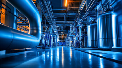 Obraz premium Monitoring data flows in Industrial IoT systems to detect anomalies and ensure data integrity across networks.