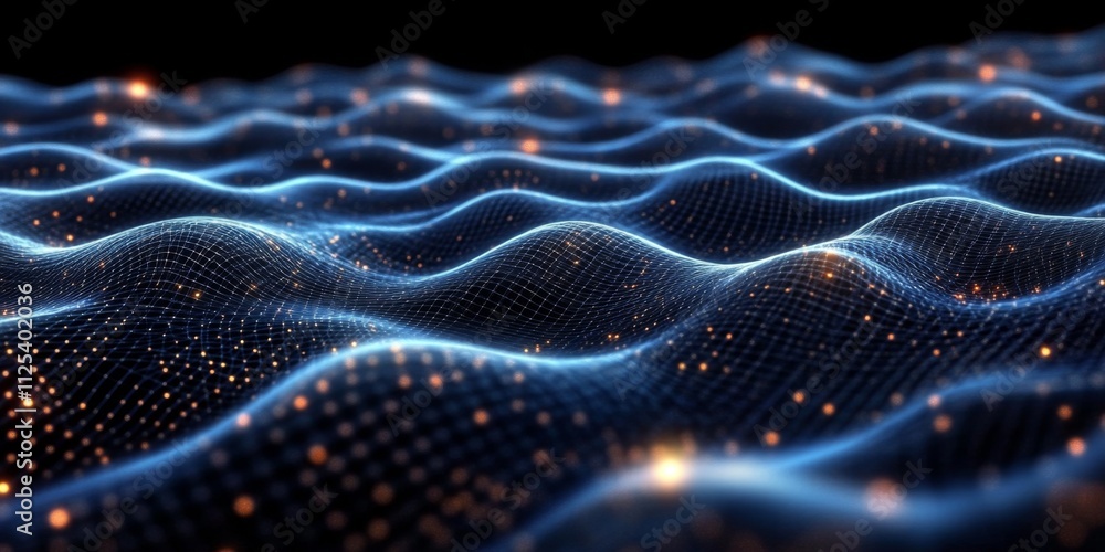 Aufkleber the fusion of technology and abstract art in sound graphics.