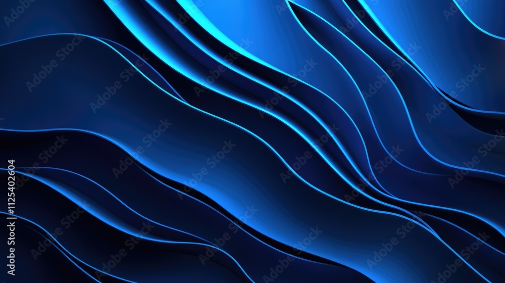 Poster three-dimensional neon glow: engaging gradient background for minimalist designs