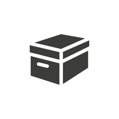 Box icon Vector logo outline