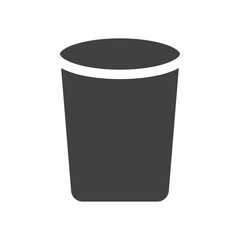 Glass icon Vector logo outline