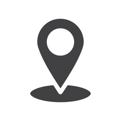 Location pin icon Vector logo outline