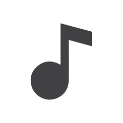 Music icon Vector logo outline