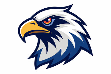 Eagle mascot logo vector illustration