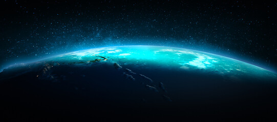 Oceania from space