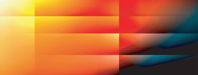 Dynamic shadow lines with gradient colors geometric background