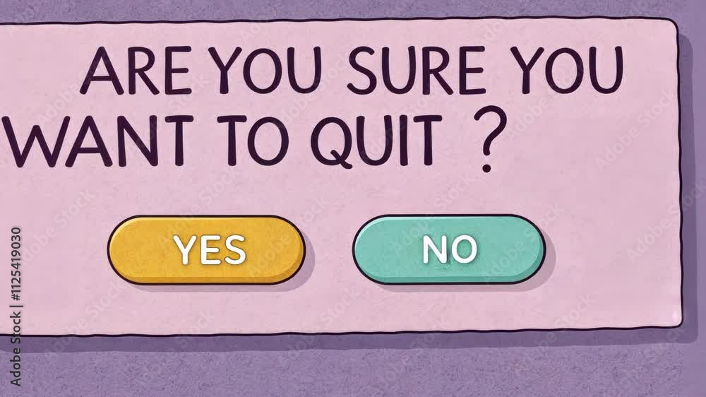 Poster slightly glitched popup a whimsical slightly distorted popup with a lavender background. the message