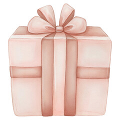 Gift box with ribbon