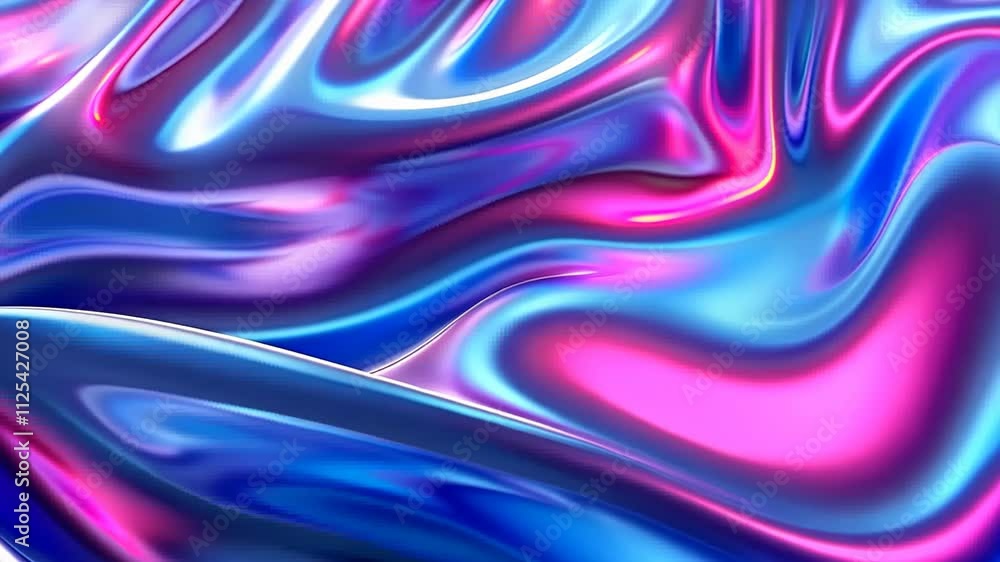 Poster vibrant waves of colors intertwine in an artistic display of dynamic movements and mesmerizing refle