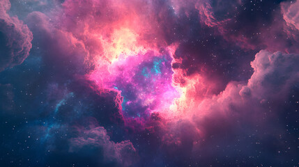 Fototapeta premium An AI-generated concept art of a futuristic AI humanoid with glowing circuits and a sleek metallic finish.