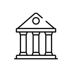 Museum vector icon