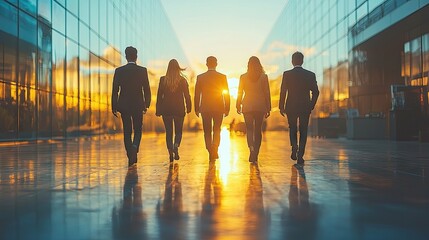 Business Network Concept: Group of Businessperson, Teamwork, Human Resources