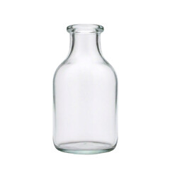 Empty Glass Bottle Mockup: Perfect for showcasing your beverage brand, product label design, or culinary creations.