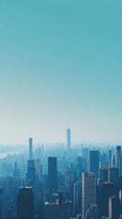 Obraz premium A Majestic Cityscape Panorama