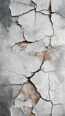 Obraz premium Cracked Wall Texture: A Study in Decay