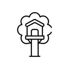 Treehouse vector icon