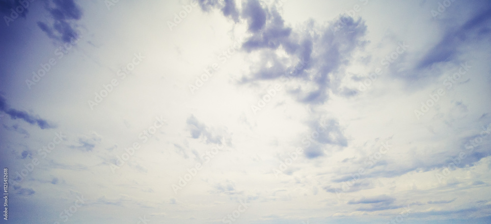 Wall mural sky and clouds