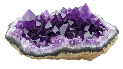 Fototapeta premium Stunning Amethyst Geode Cluster for Home Decor and Healing Purposes