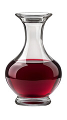 Elegant Glass Decanter for Red Wine Pouring and Serving at Luxury Dining Events