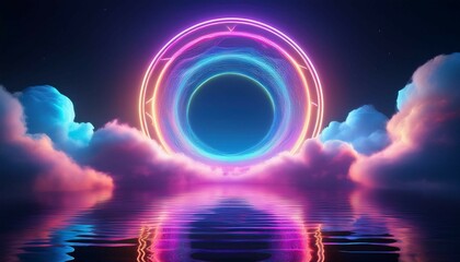 Obraz premium rainbow in space