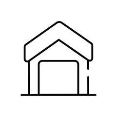 Garage vector icon