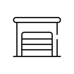 Parking Garage vector icon