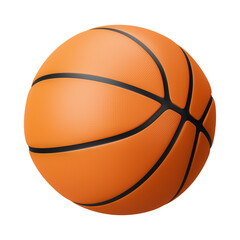 PNG 3D basketball, element illustration, transparent background