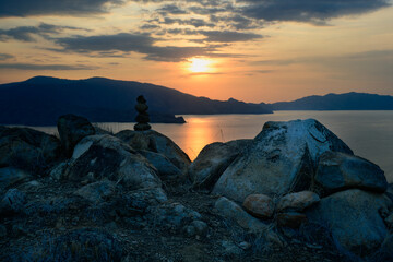 Gili Lawa Darat Island Sunset in Komodo National Park © Dietmar