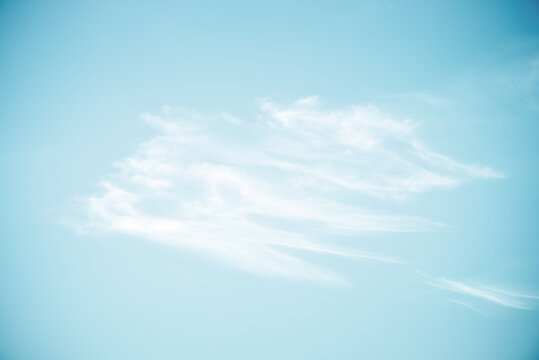 Clear blue sky and white clouds