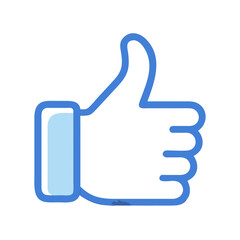 Fototapeta premium thumb up icon