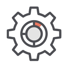 Obraz premium gear icon