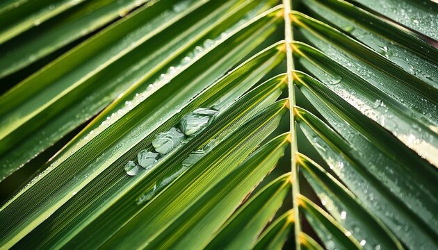 palm leaf background
