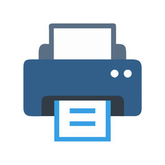 printer icon vector illustration