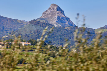 Beautiful view on mountains Peaks of Europe